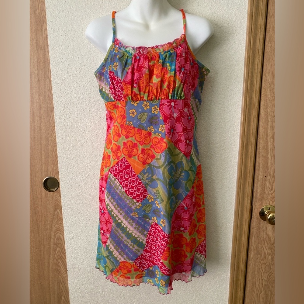 No Boundaries Vibrant Floral Midi Dress